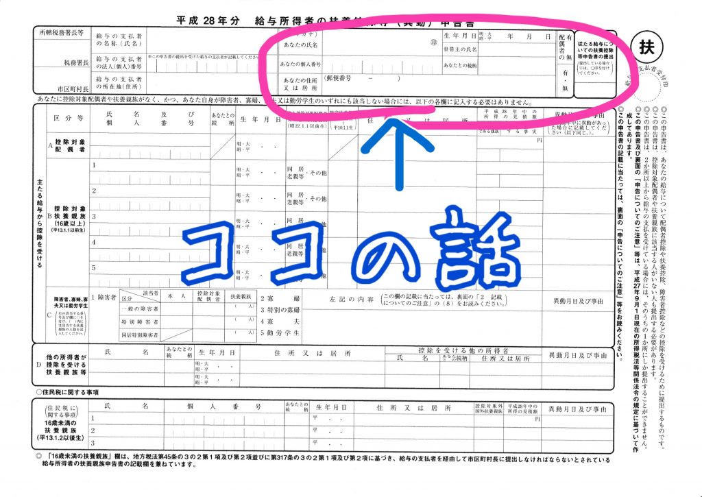 【年末調整】共働きの場合は16歳未満の子供をどちらの扶養に書くか検討する Fpナナコの部屋